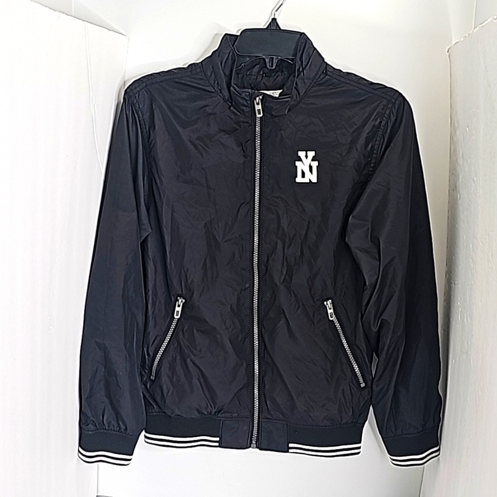 H&M girls jacket, 11-12 Youth, Black and White